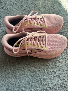 Brooks Running Glycerin 21 Zephyr / Violet / Green Running Shoes Size 8